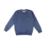 Moletom pulôver confeccionado em jeans (algodão orgânico)